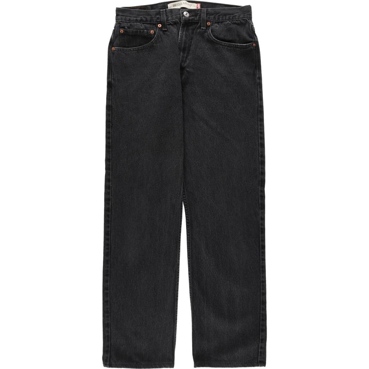 2000'S Levi's 505 Regular Fit Black Denim Tapered Denim Pants, Men's Size W31 cotton black type Vintage Second Hand