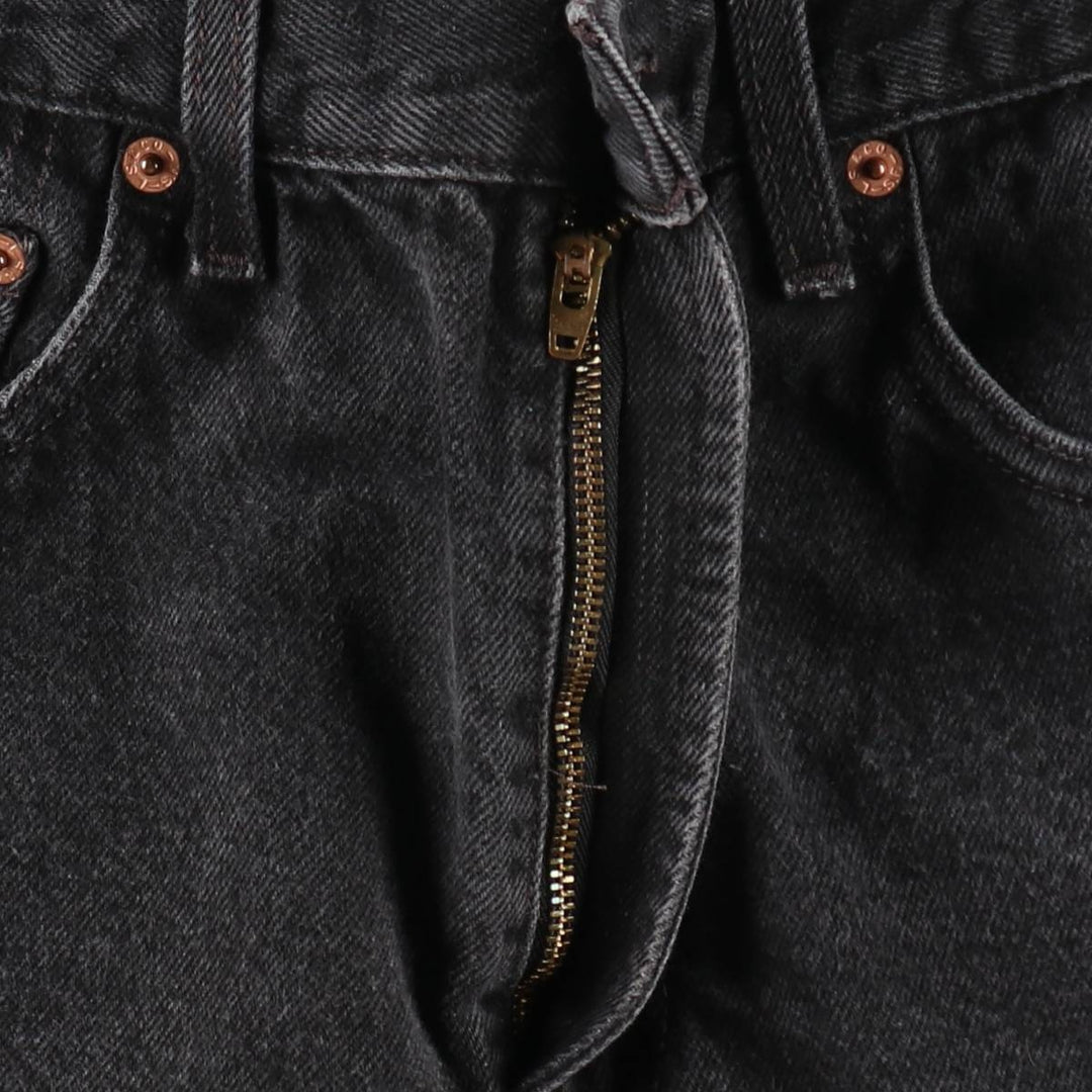 2000'S Levi's 505 Regular Fit Black Denim Tapered Denim Pants, Men's Size W31 cotton black type Vintage Second Hand