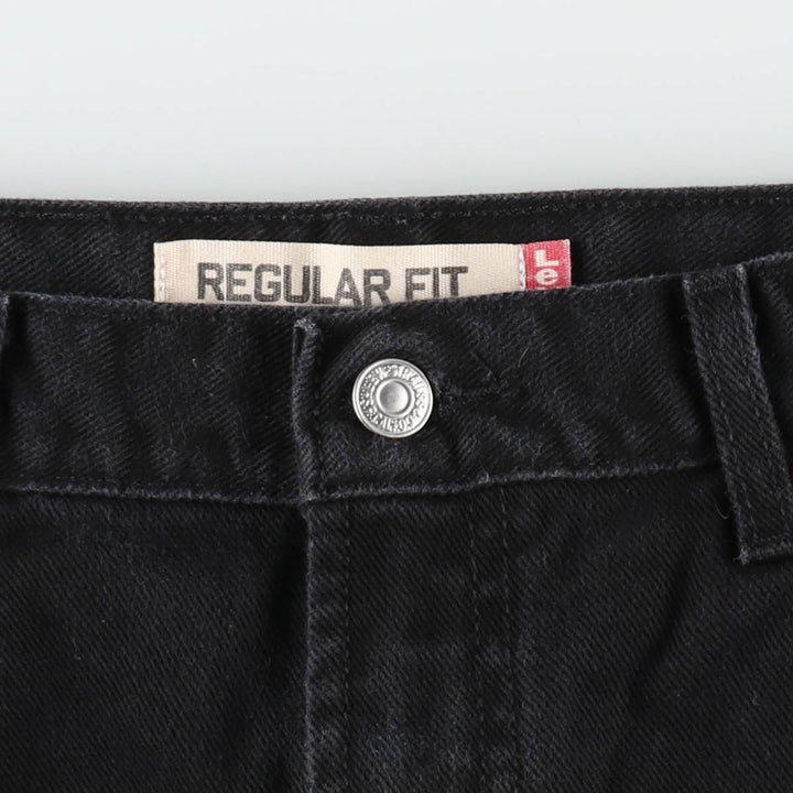 2000'S Levi's 505 Regular Fit Black Denim Tapered Denim Pants, Men's Size 36 cotton black type Vintage Second Hand