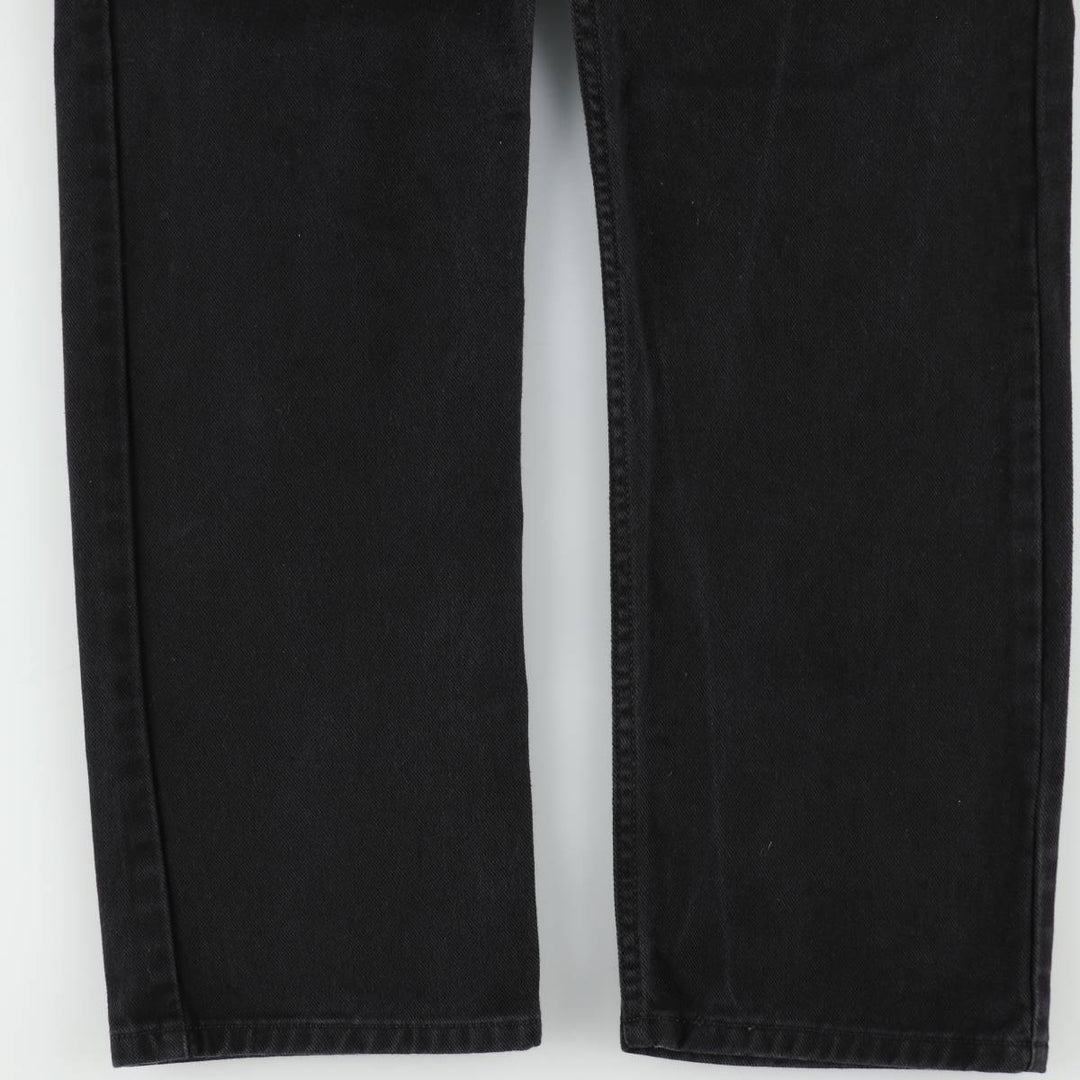 2000'S Levi's 505 Regular Fit Black Denim Tapered Denim Pants, Men's Size 36 cotton black type Vintage Second Hand