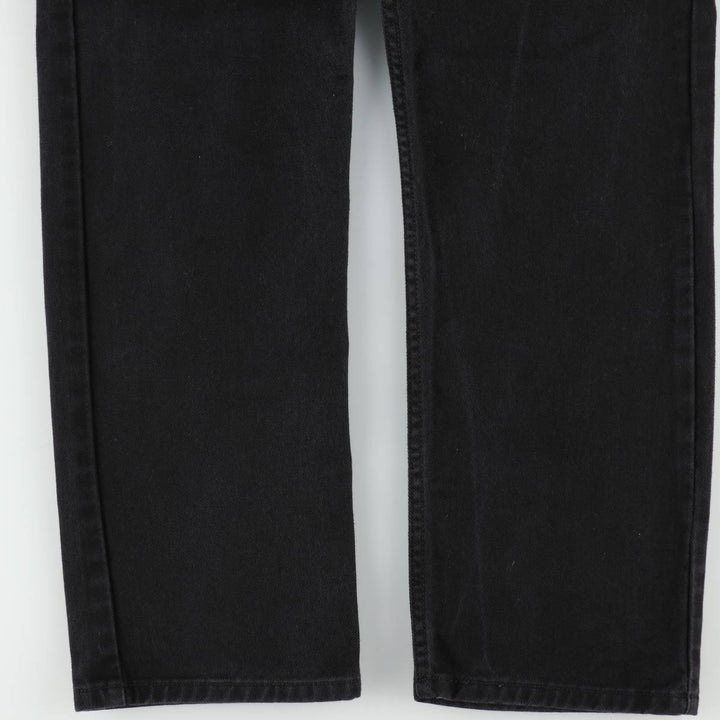 2000'S Levi's 505 Regular Fit Black Denim Tapered Denim Pants, Men's Size 36 cotton black type Vintage Second Hand