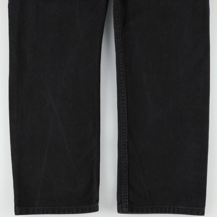 2000'S Levi's 505 Regular Fit Black Denim Tapered Denim Pants, Men's Size 36 cotton black type Vintage Second Hand