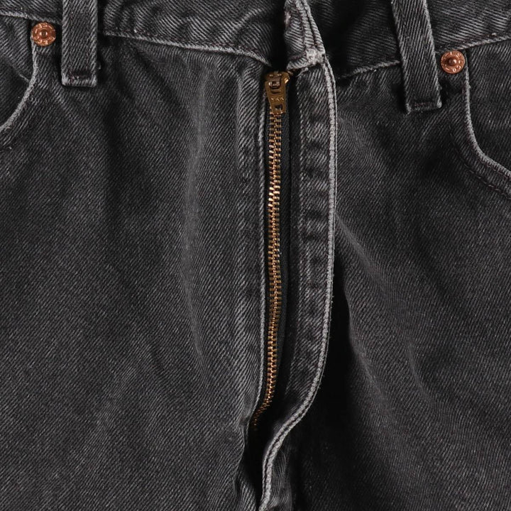 90'S Levi's 505 Black Denim Tapered Jeans, Men's Size W34 (approx.), Vintage cotton black type Vintage Second Hand