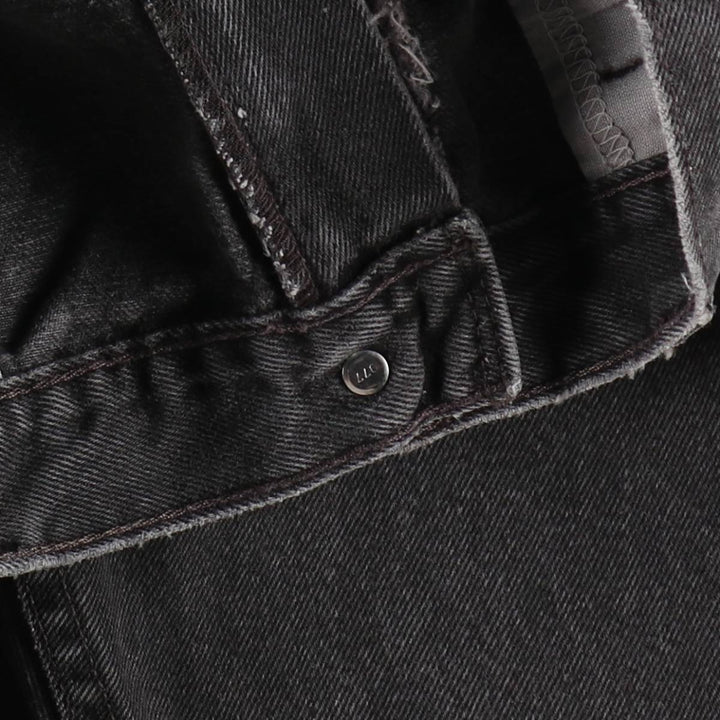 90'S Levi's 505 Black Denim Tapered Jeans, Men's Size W34 (approx.), Vintage cotton black type Vintage Second Hand