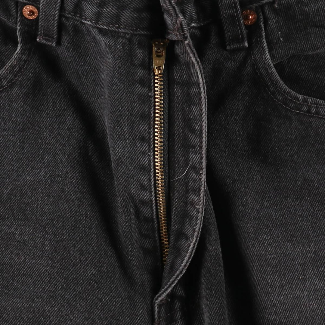 90'S Levi's 505 Black Denim Tapered Jeans, Men's Size W32 (approx.), Vintage cotton black type Vintage Second Hand