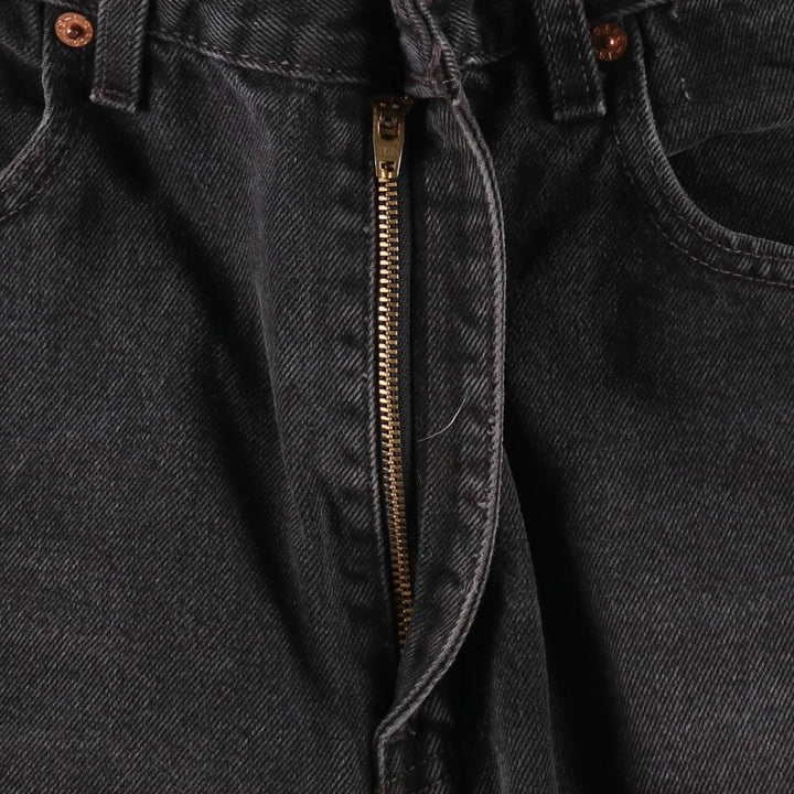90'S Levi's 505 Black Denim Tapered Jeans, Men's Size W32 (approx.), Vintage cotton black type Vintage Second Hand