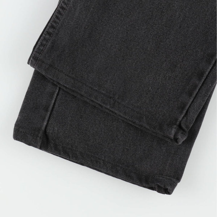 90'S Levi's 505 Black Denim Tapered Jeans, Men's Size W32 (approx.), Vintage cotton black type Vintage Second Hand
