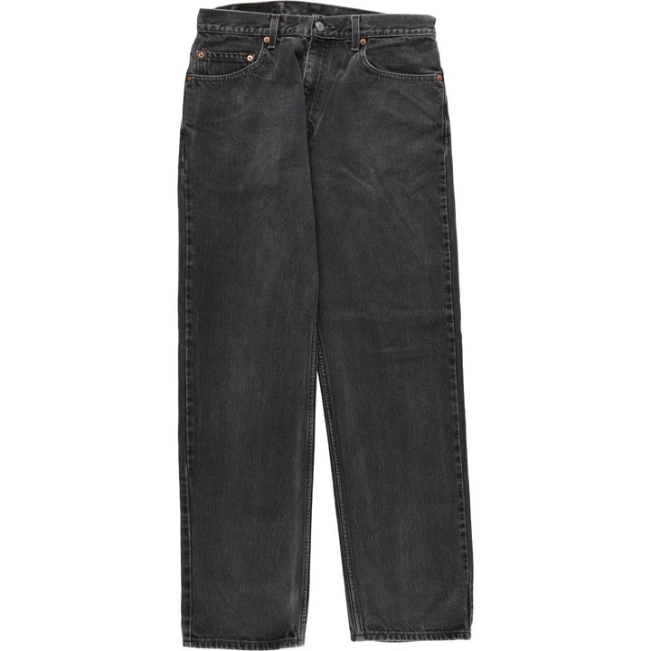 90'S Levi's 505 Black Denim Tapered Jeans, Men's Size W32 (approx.), Vintage cotton black type Vintage Second Hand