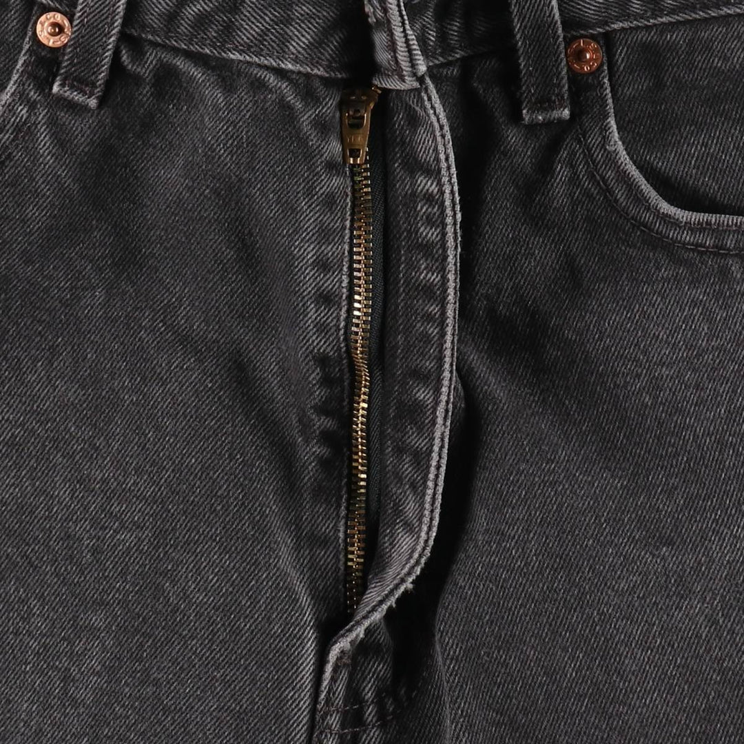 90'S Levi's 505 Black Denim Tapered Jeans, Men's Size W32 (approx.), Vintage cotton black type Vintage Second Hand