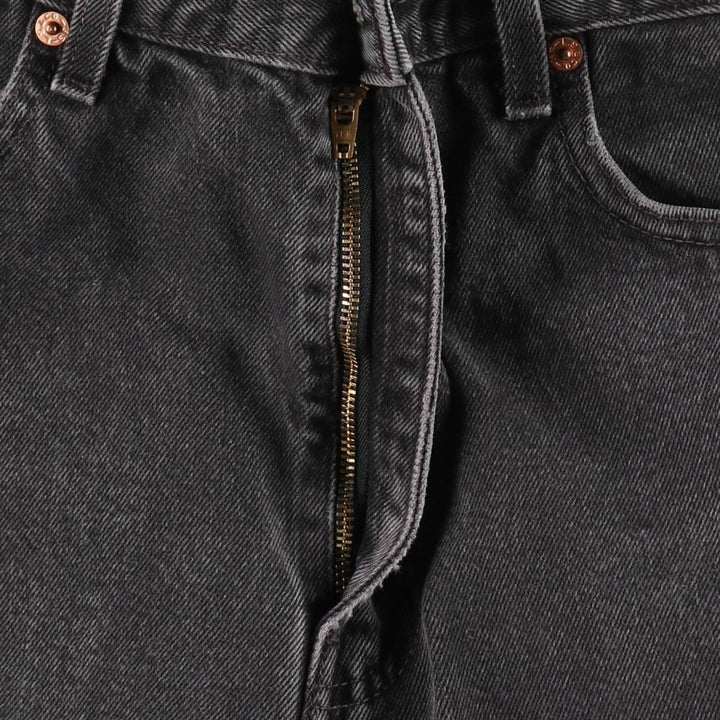 90'S Levi's 505 Black Denim Tapered Jeans, Men's Size W32 (approx.), Vintage cotton black type Vintage Second Hand