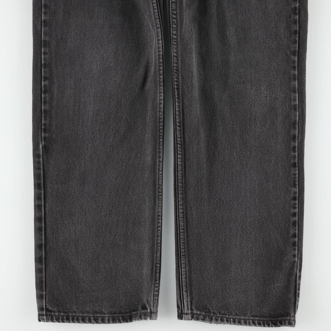90'S Levi's 505 Black Denim Tapered Jeans, Men's Size W32 (approx.), Vintage cotton black type Vintage Second Hand