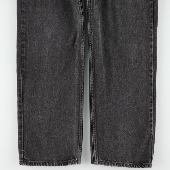 90'S Levi's 505 Black Denim Tapered Jeans, Men's Size W32 (approx.), Vintage cotton black type Vintage Second Hand
