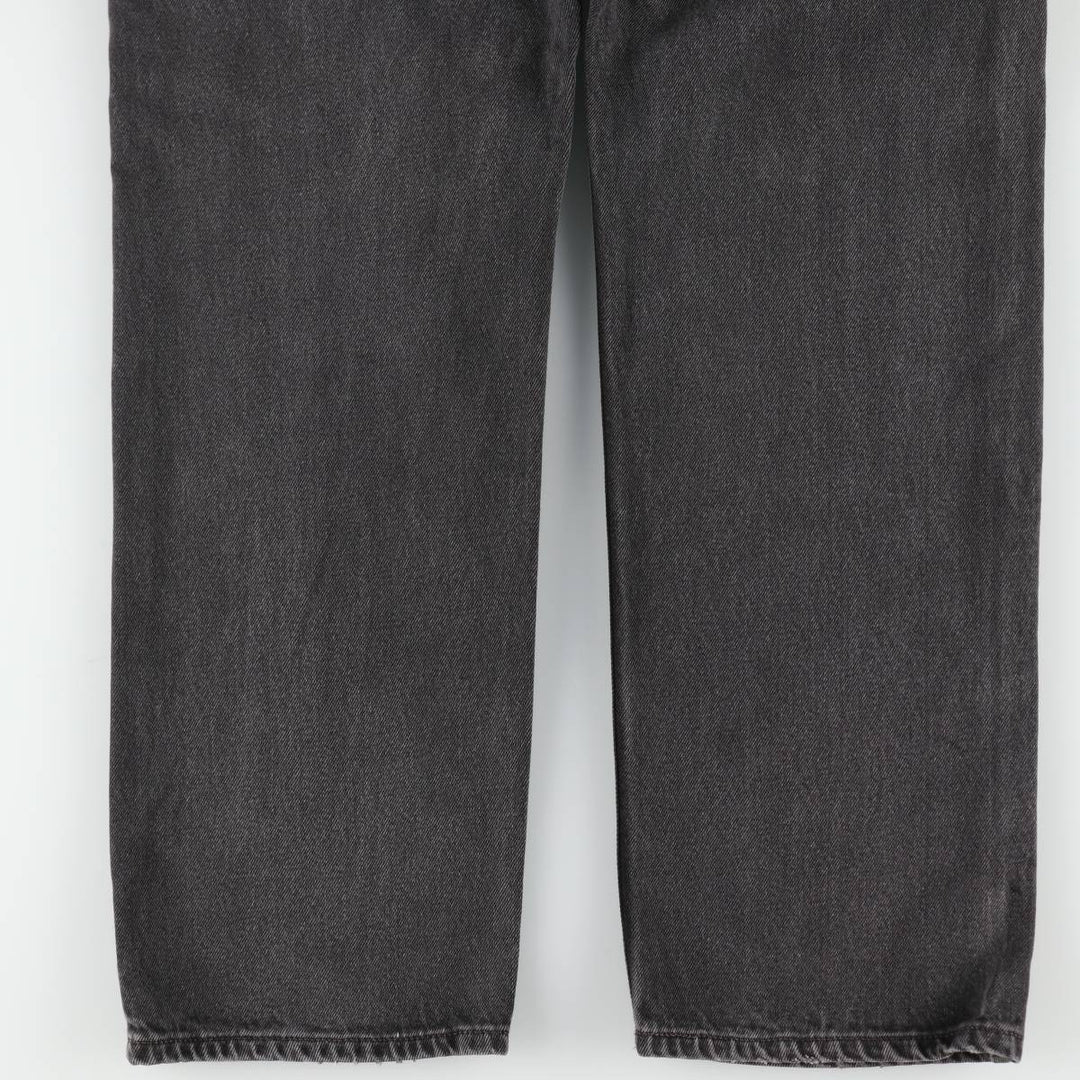 90'S Levi's 505 Black Denim Tapered Jeans, Men's Size W32 (approx.), Vintage cotton black type Vintage Second Hand