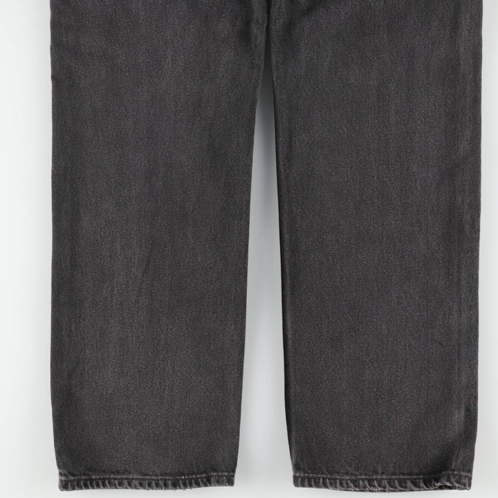 90'S Levi's 505 Black Denim Tapered Jeans, Men's Size W32 (approx.), Vintage cotton black type Vintage Second Hand