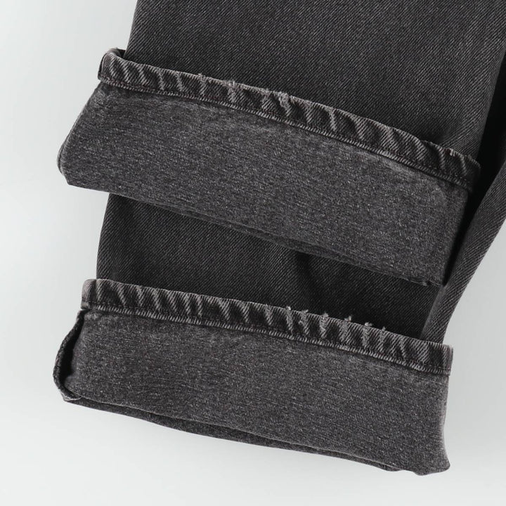 90'S Levi's 505 Black Denim Tapered Jeans, Men's Size W32 (approx.), Vintage cotton black type Vintage Second Hand