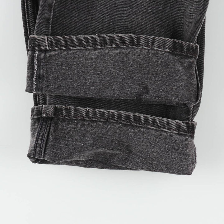 90'S Levi's 505 Black Denim Tapered Jeans, Men's Size W32 (approx.), Vintage cotton black type Vintage Second Hand