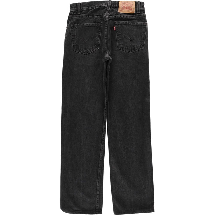 90'S Levi's 505 Black Denim Tapered Jeans, Men's Size W30 (approx.), Vintage cotton black type Vintage Second Hand