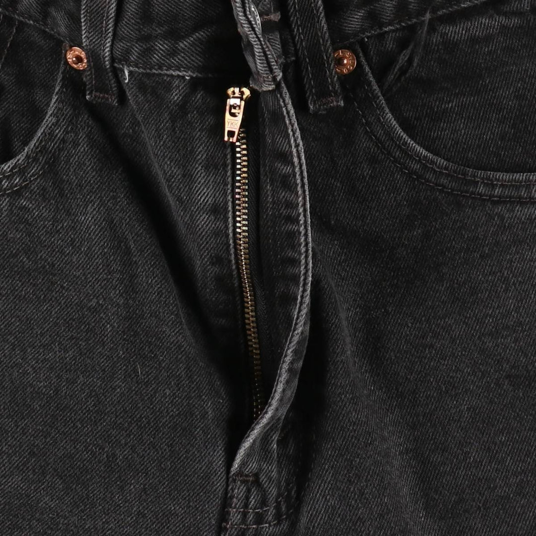 90'S Levi's 505 Black Denim Tapered Jeans, Men's Size W30 (approx.), Vintage cotton black type Vintage Second Hand