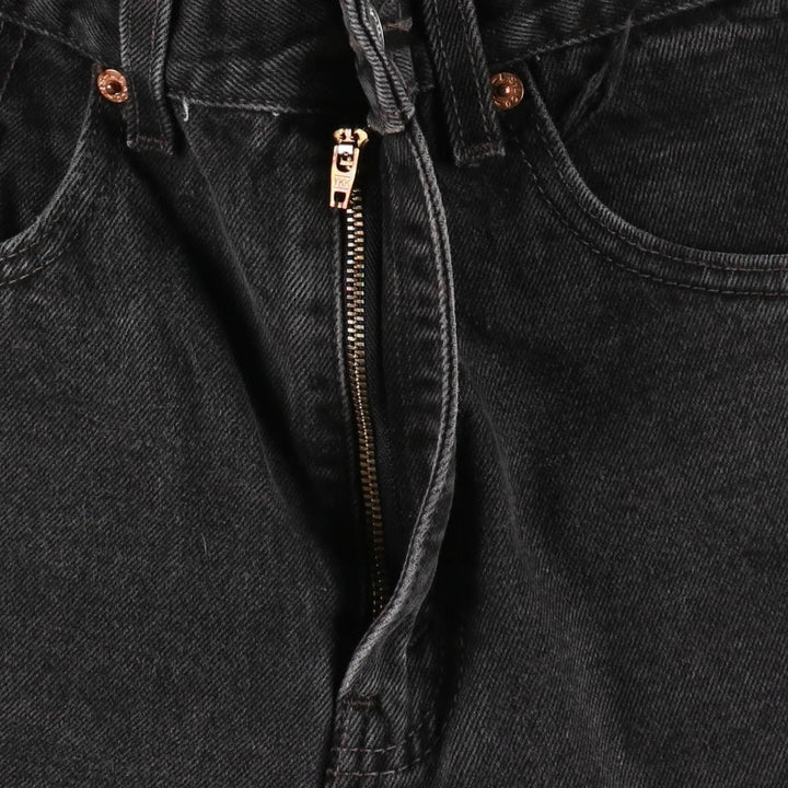 90'S Levi's 505 Black Denim Tapered Jeans, Men's Size W30 (approx.), Vintage cotton black type Vintage Second Hand