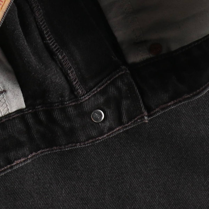90'S Levi's 505 Black Denim Tapered Jeans, Men's Size W31 (approx.), Vintage cotton black type Vintage Second Hand