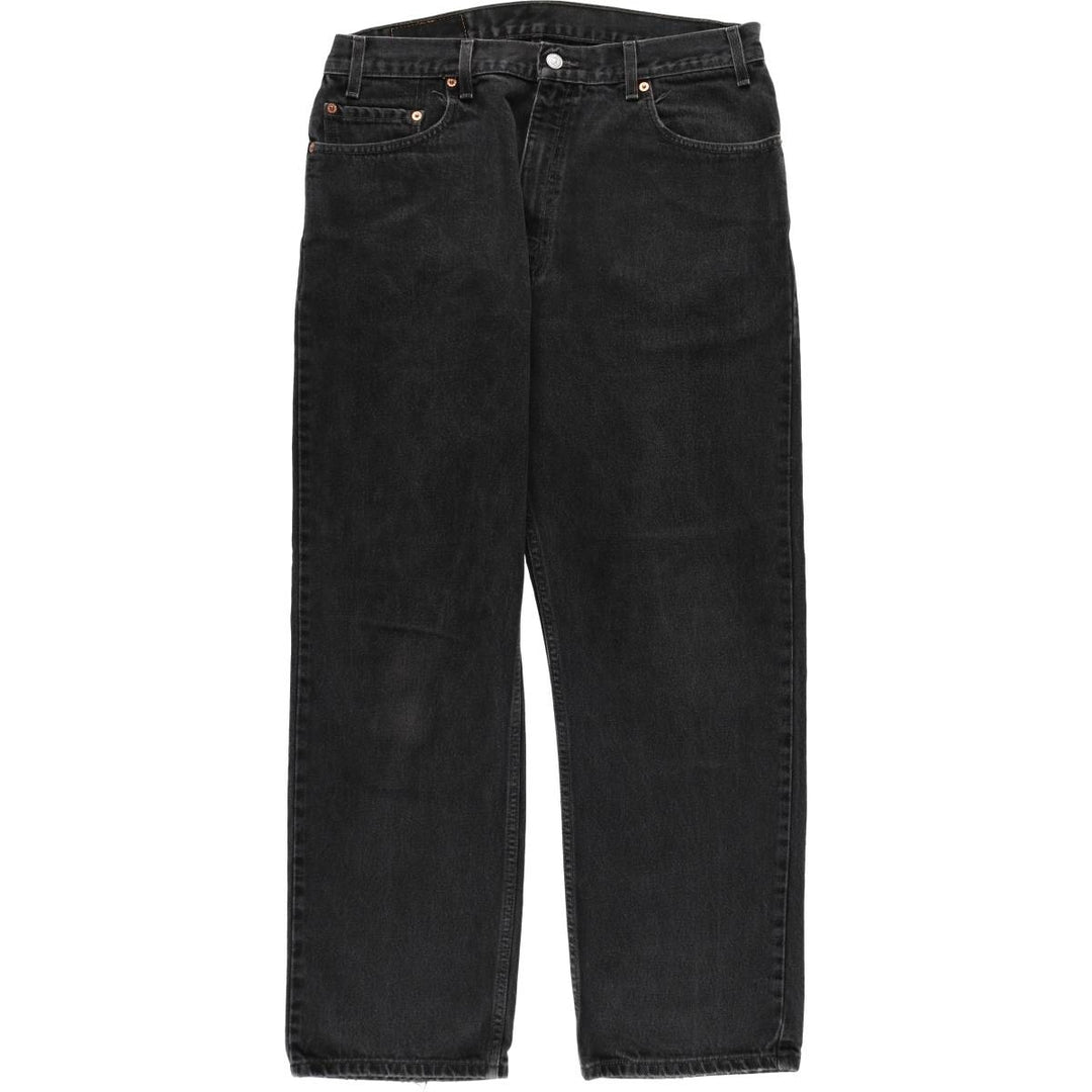 Levi's 505 Black Denim Tapered Denim Pants for Men, W35 equivalent unclear black type Vintage Second Hand
