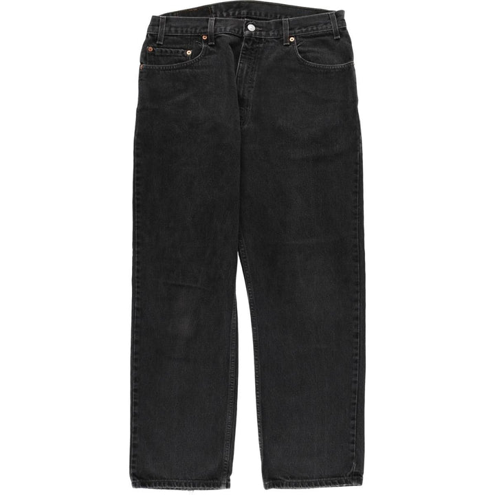 Levi's 505 Black Denim Tapered Denim Pants for Men, W35 equivalent unclear black type Vintage Second Hand