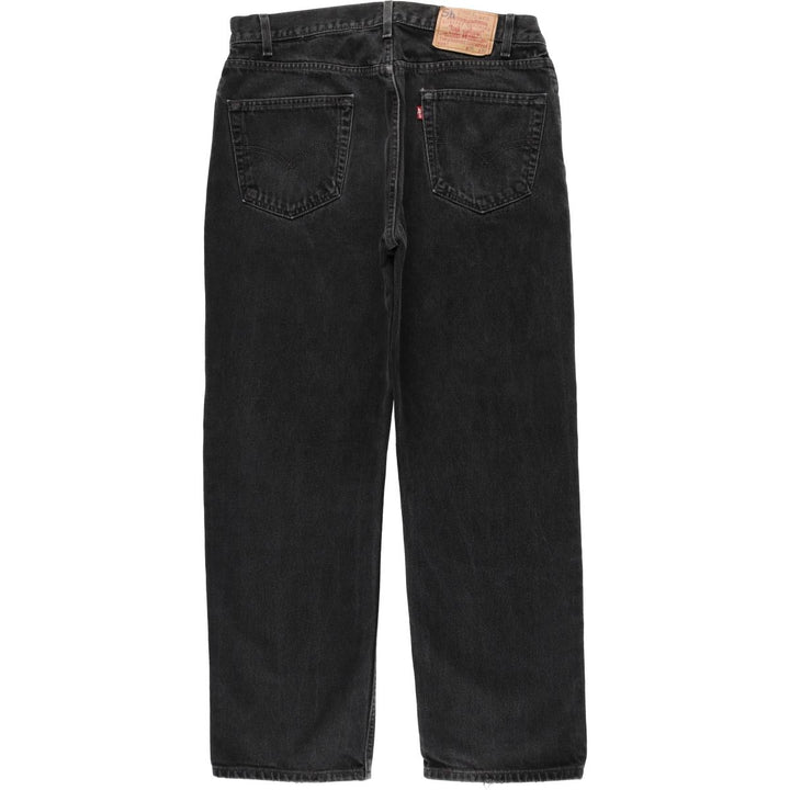 Levi's 505 Black Denim Tapered Denim Pants for Men, W35 equivalent unclear black type Vintage Second Hand