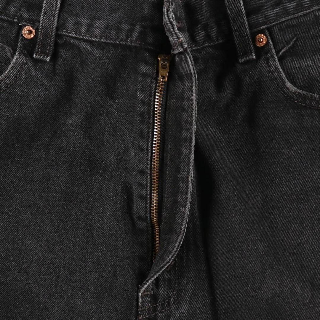 Levi's 505 Black Denim Tapered Denim Pants for Men, W35 equivalent unclear black type Vintage Second Hand