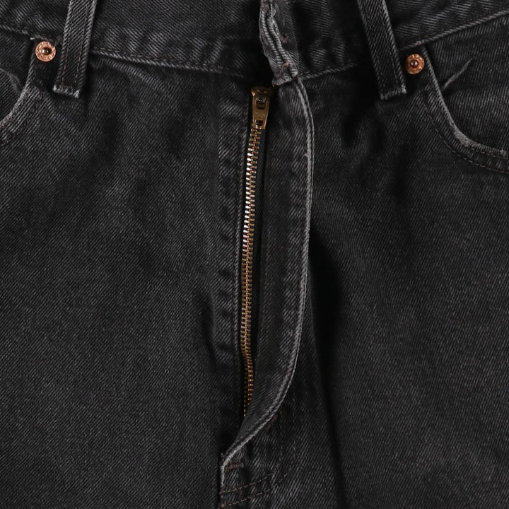 Levi's 505 Black Denim Tapered Denim Pants for Men, W35 equivalent unclear black type Vintage Second Hand
