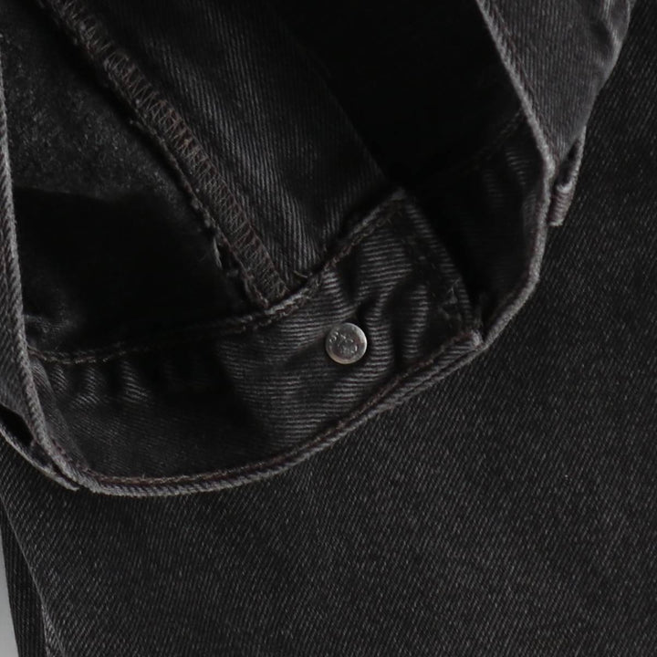 Levi's 505 Black Denim Tapered Denim Pants for Men, W35 equivalent unclear black type Vintage Second Hand