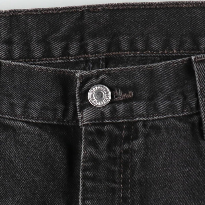 Levi's 505 Black Denim Tapered Denim Pants for Men, W35 equivalent unclear black type Vintage Second Hand