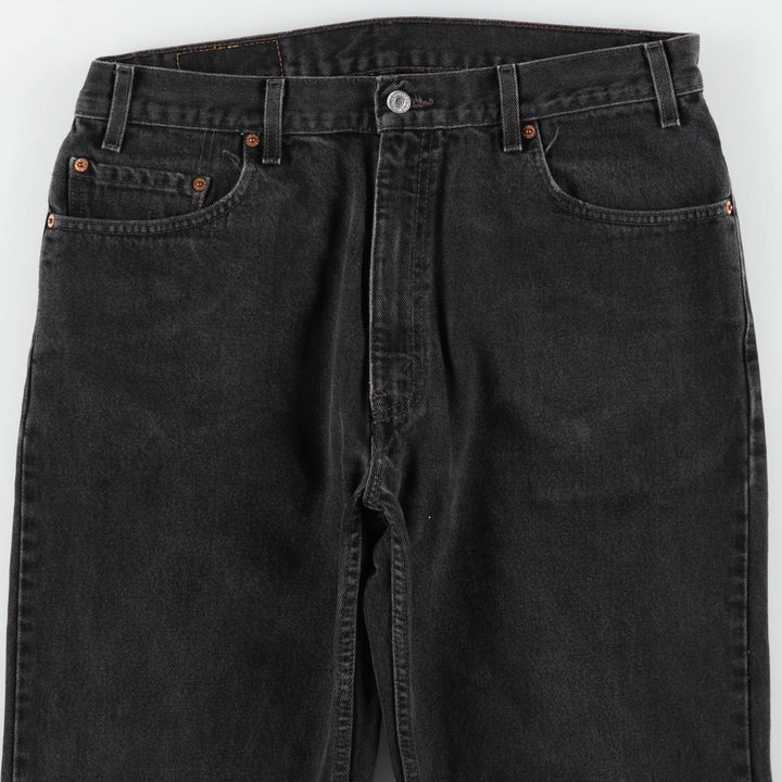 Levi's 505 Black Denim Tapered Denim Pants for Men, W35 equivalent unclear black type Vintage Second Hand