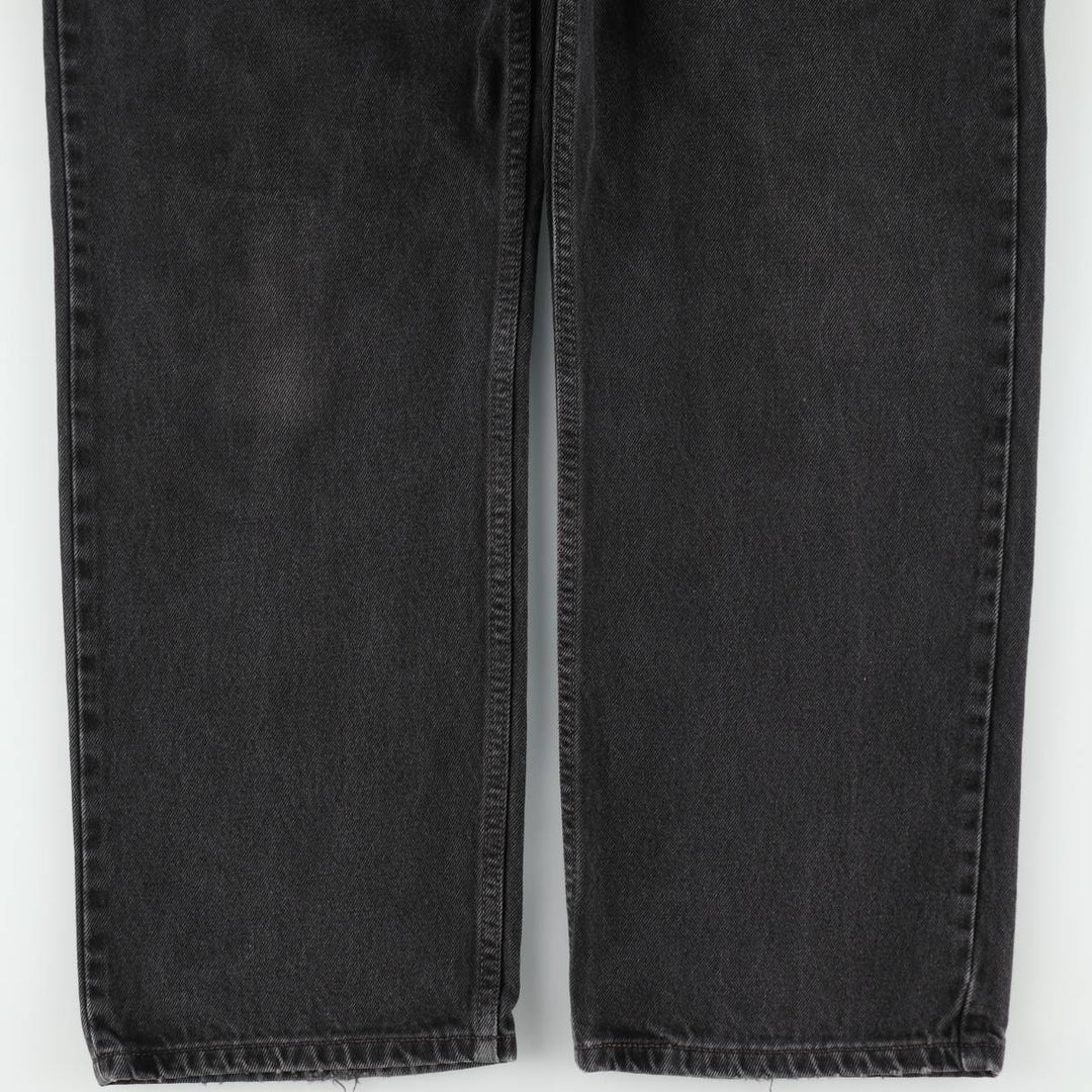 Levi's 505 Black Denim Tapered Denim Pants for Men, W35 equivalent unclear black type Vintage Second Hand