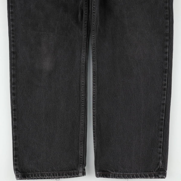 Levi's 505 Black Denim Tapered Denim Pants for Men, W35 equivalent unclear black type Vintage Second Hand
