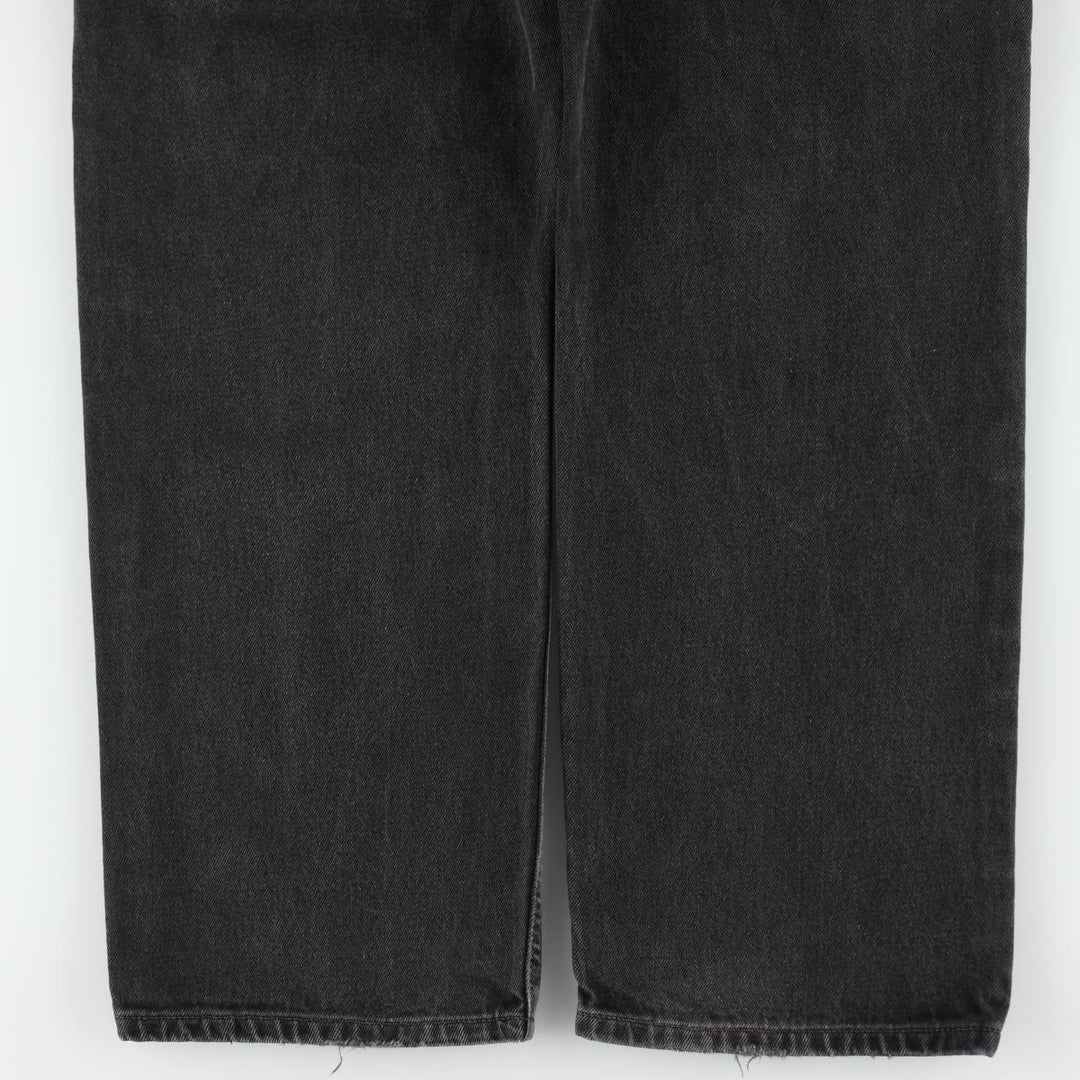 Levi's 505 Black Denim Tapered Denim Pants for Men, W35 equivalent unclear black type Vintage Second Hand