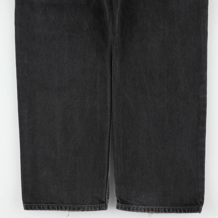 Levi's 505 Black Denim Tapered Denim Pants for Men, W35 equivalent unclear black type Vintage Second Hand