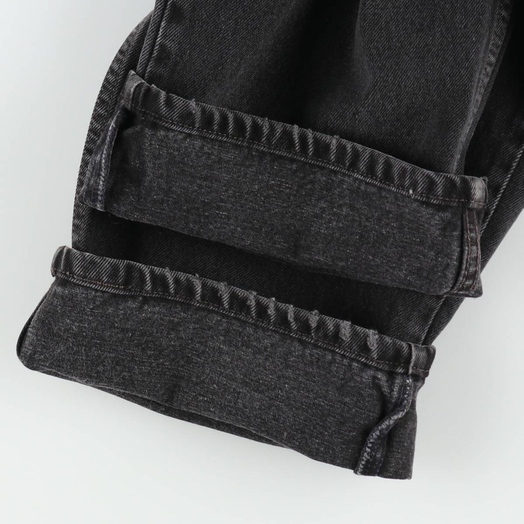 Levi's 505 Black Denim Tapered Denim Pants for Men, W35 equivalent unclear black type Vintage Second Hand
