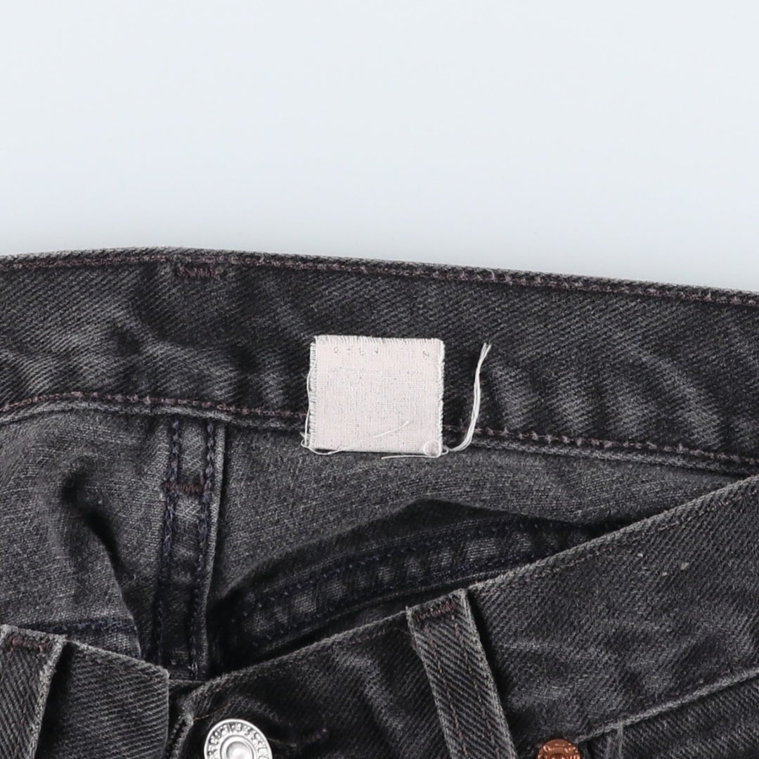 90s-00'S Levi's 505 Black Denim Tapered Jeans, Men's W32 (approx.) unclear Charcoal Vintage Second Hand