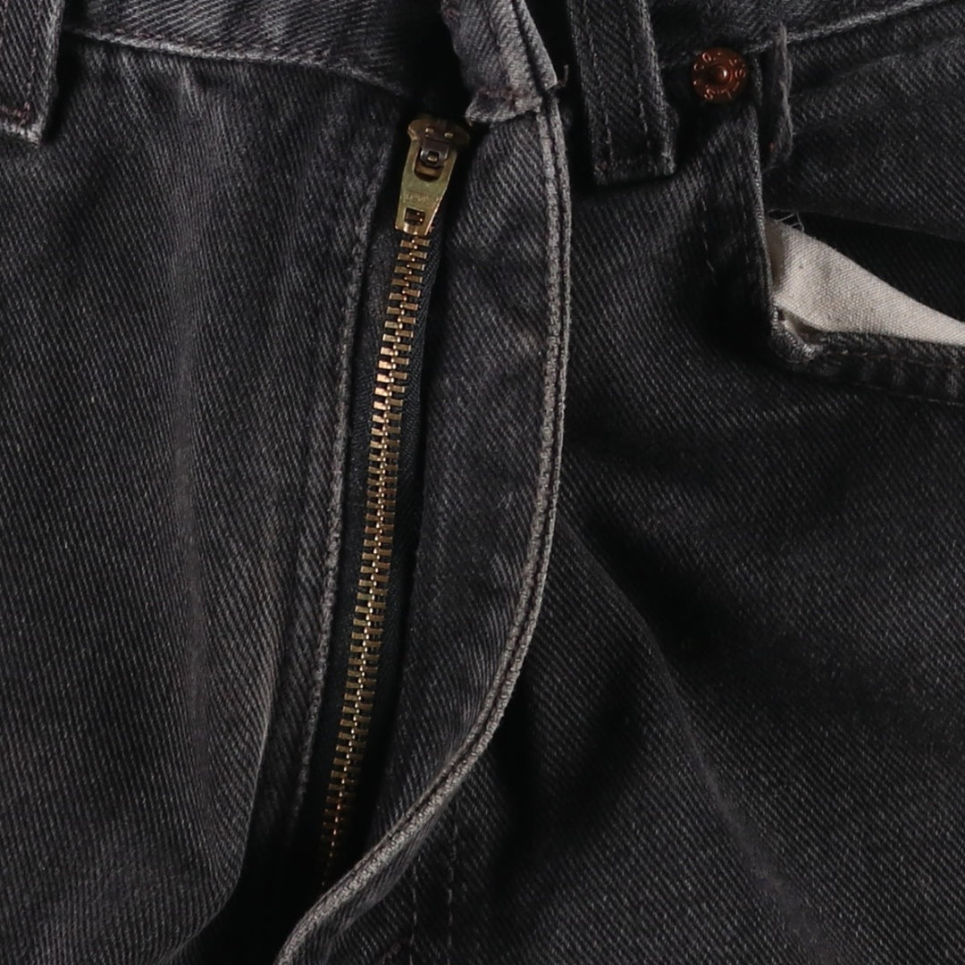 90s-00'S Levi's 505 Black Denim Tapered Jeans, Men's W32 (approx.) unclear Charcoal Vintage Second Hand
