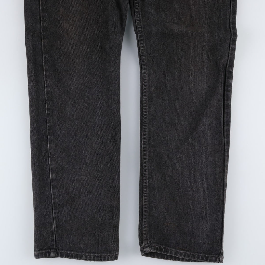 90s-00'S Levi's 505 Black Denim Tapered Jeans, Men's W32 (approx.) unclear Charcoal Vintage Second Hand