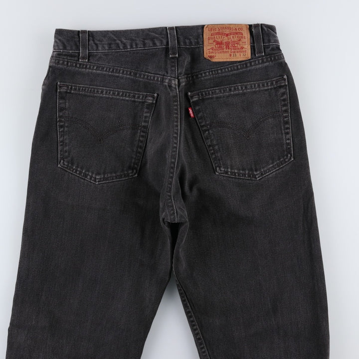 90s-00'S Levi's 505 Black Denim Tapered Jeans, Men's W32 (approx.) unclear Charcoal Vintage Second Hand