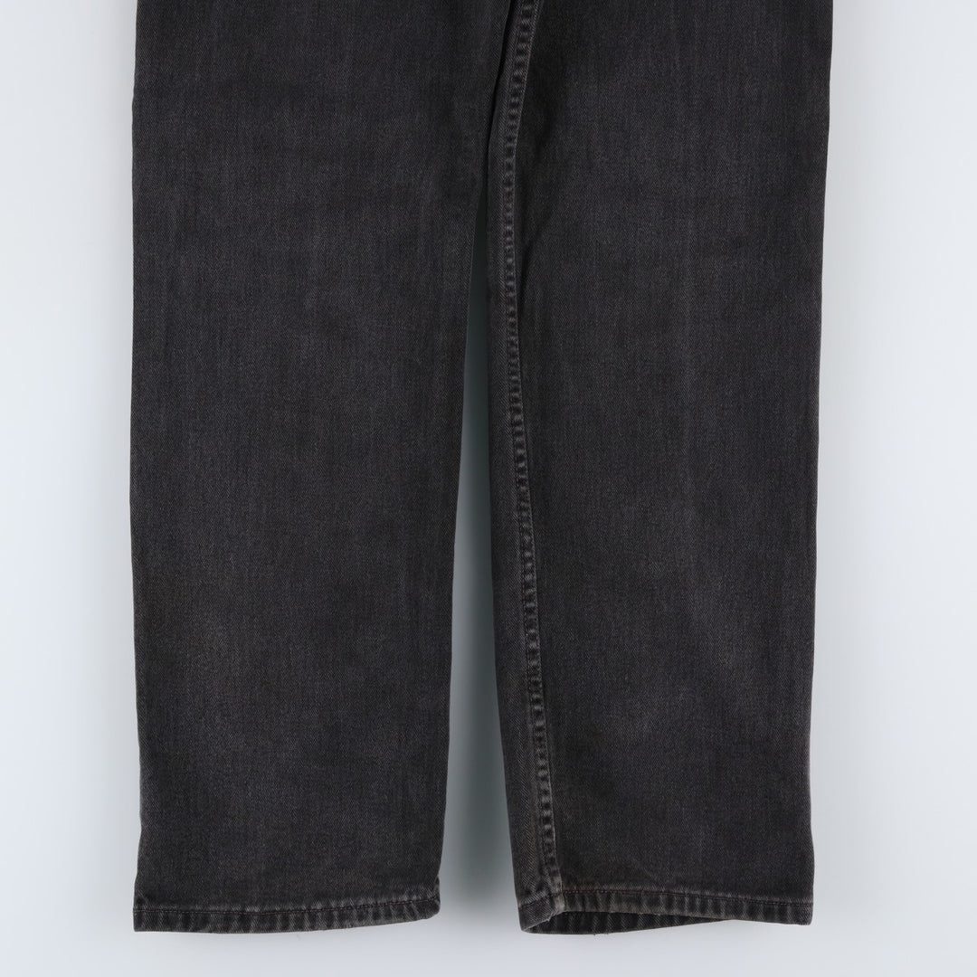 90s-00'S Levi's 505 Black Denim Tapered Jeans, Men's W32 (approx.) unclear Charcoal Vintage Second Hand
