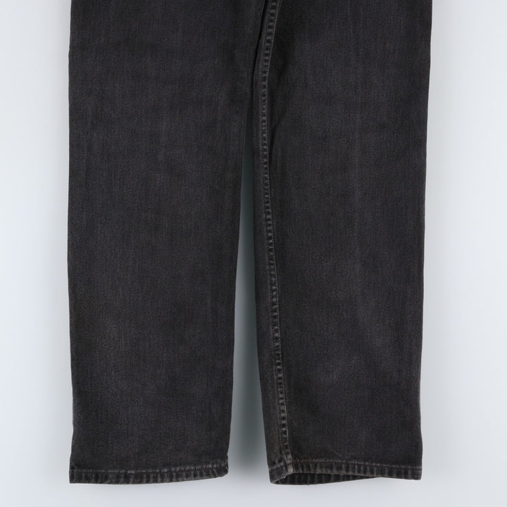 90s-00'S Levi's 505 Black Denim Tapered Jeans, Men's W32 (approx.) unclear Charcoal Vintage Second Hand