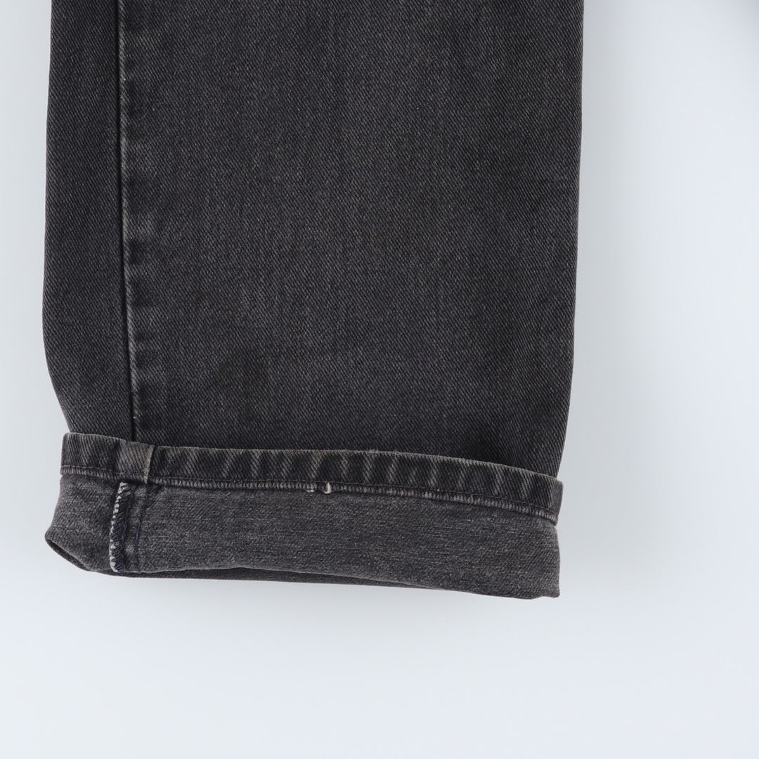 90s-00'S Levi's 505 Black Denim Tapered Jeans, Men's W32 (approx.) unclear Charcoal Vintage Second Hand