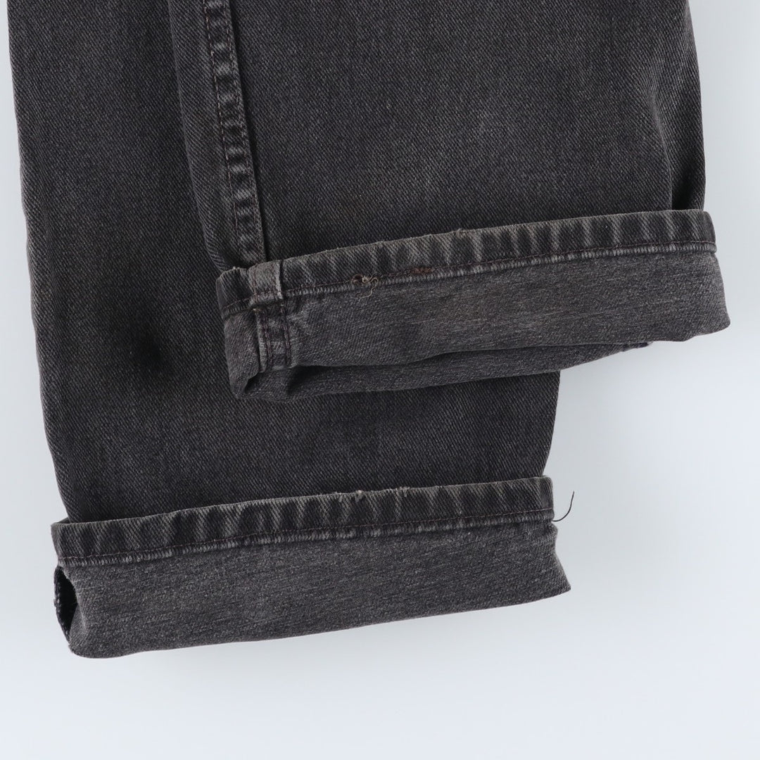 90s-00'S Levi's 505 Black Denim Tapered Jeans, Men's W32 (approx.) unclear Charcoal Vintage Second Hand