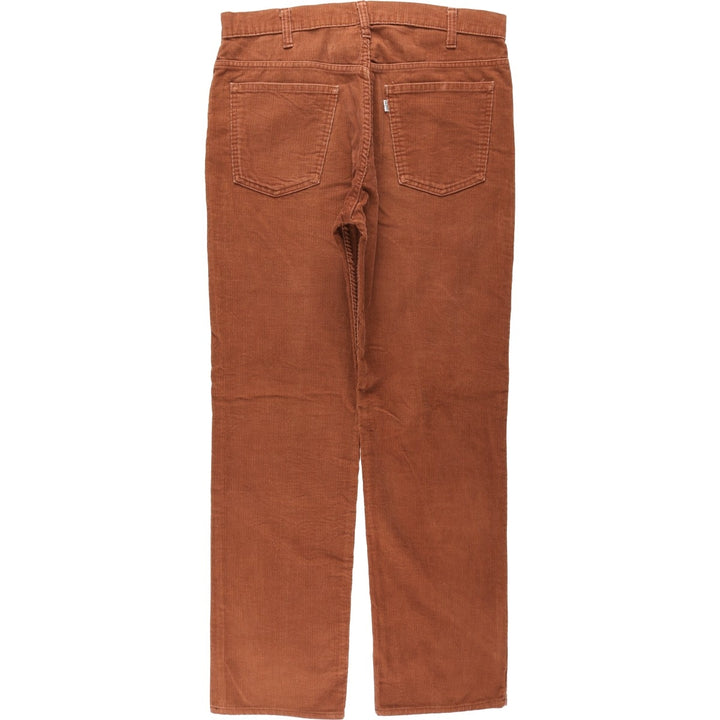 ~1990'S Levi's 519-1587 Corduroy Pants, Men's W35 (approx.), Vintage unclear red type reddish brown Vintage Second Hand