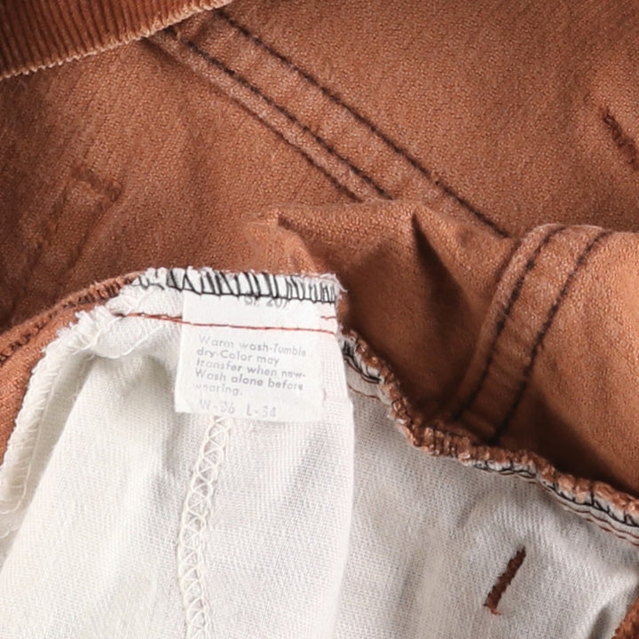 ~1990'S Levi's 519-1587 Corduroy Pants, Men's W35 (approx.), Vintage unclear red type reddish brown Vintage Second Hand