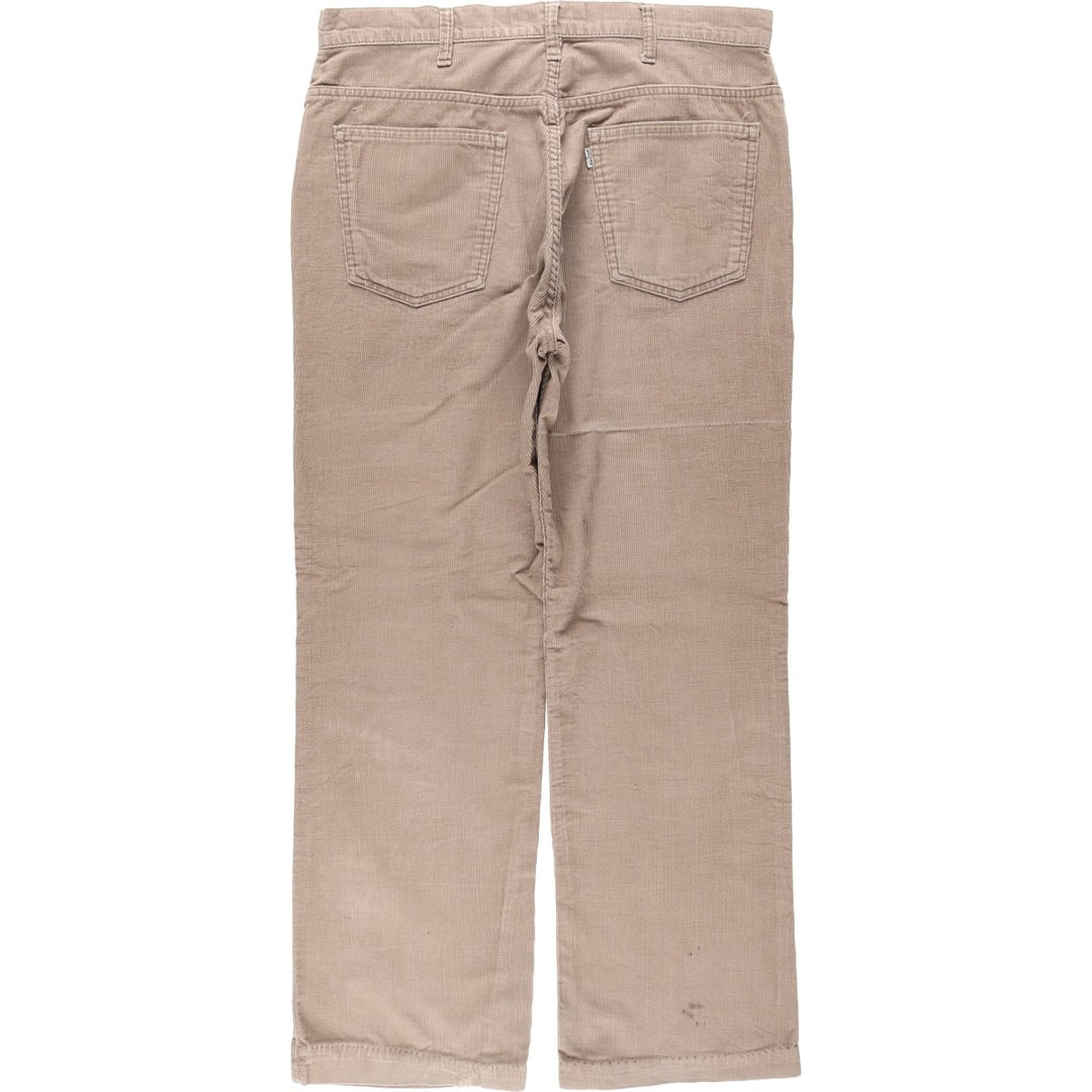 ~1990'S Levi's 646-1523 Corduroy Pants, Men's W35 (approx.), Vintage unclear Beige type Vintage Second Hand