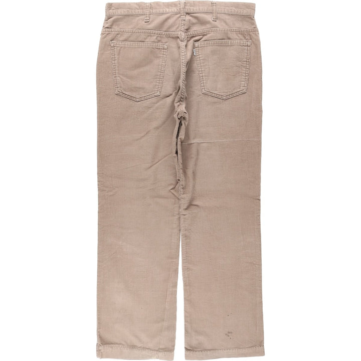 ~1990'S Levi's 646-1523 Corduroy Pants, Men's W35 (approx.), Vintage unclear Beige type Vintage Second Hand