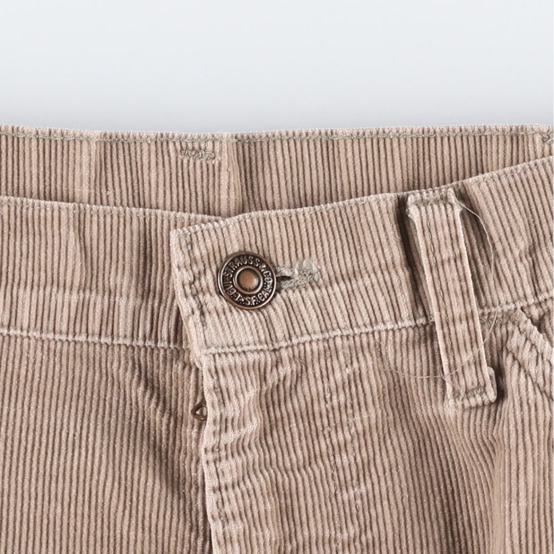 ~1990'S Levi's 646-1523 Corduroy Pants, Men's W35 (approx.), Vintage unclear Beige type Vintage Second Hand